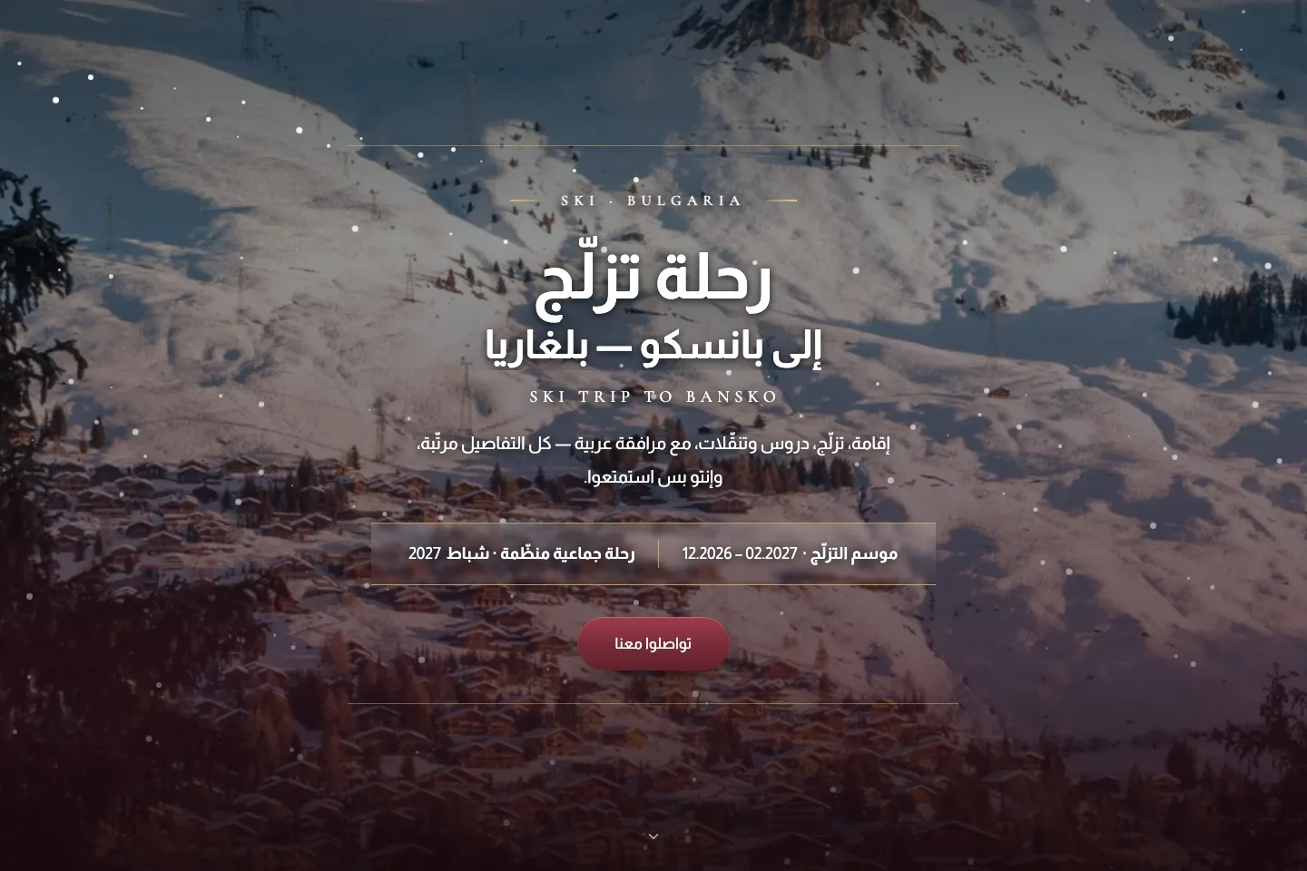 Ward Zreik — desktop view