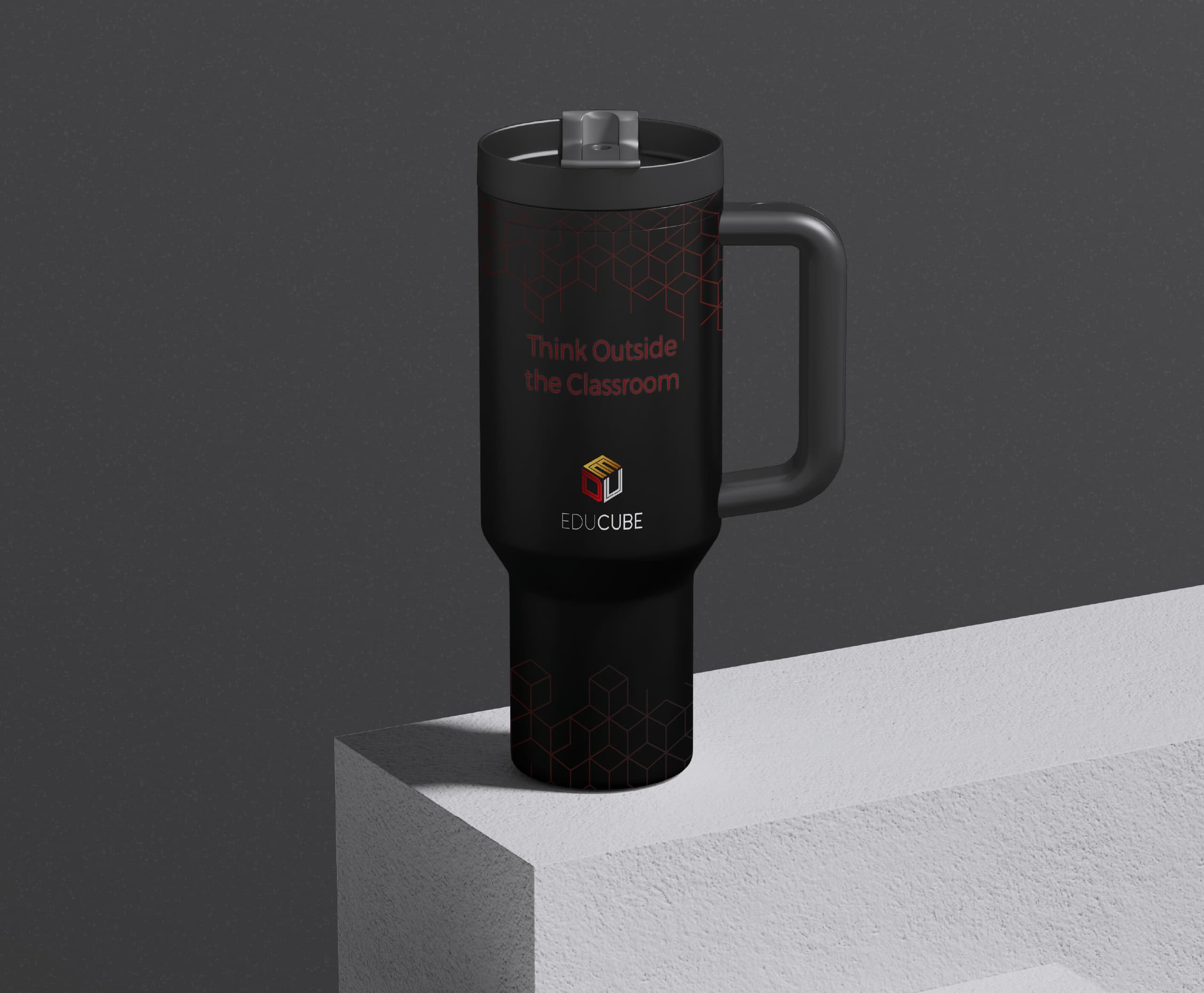 Educube branded bottle — Think Outside the Classroom