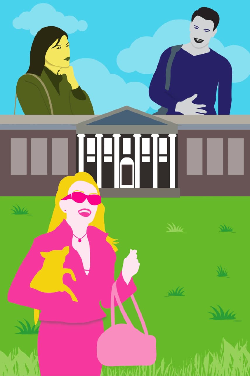 Legally Blonde — hand-drawn poster