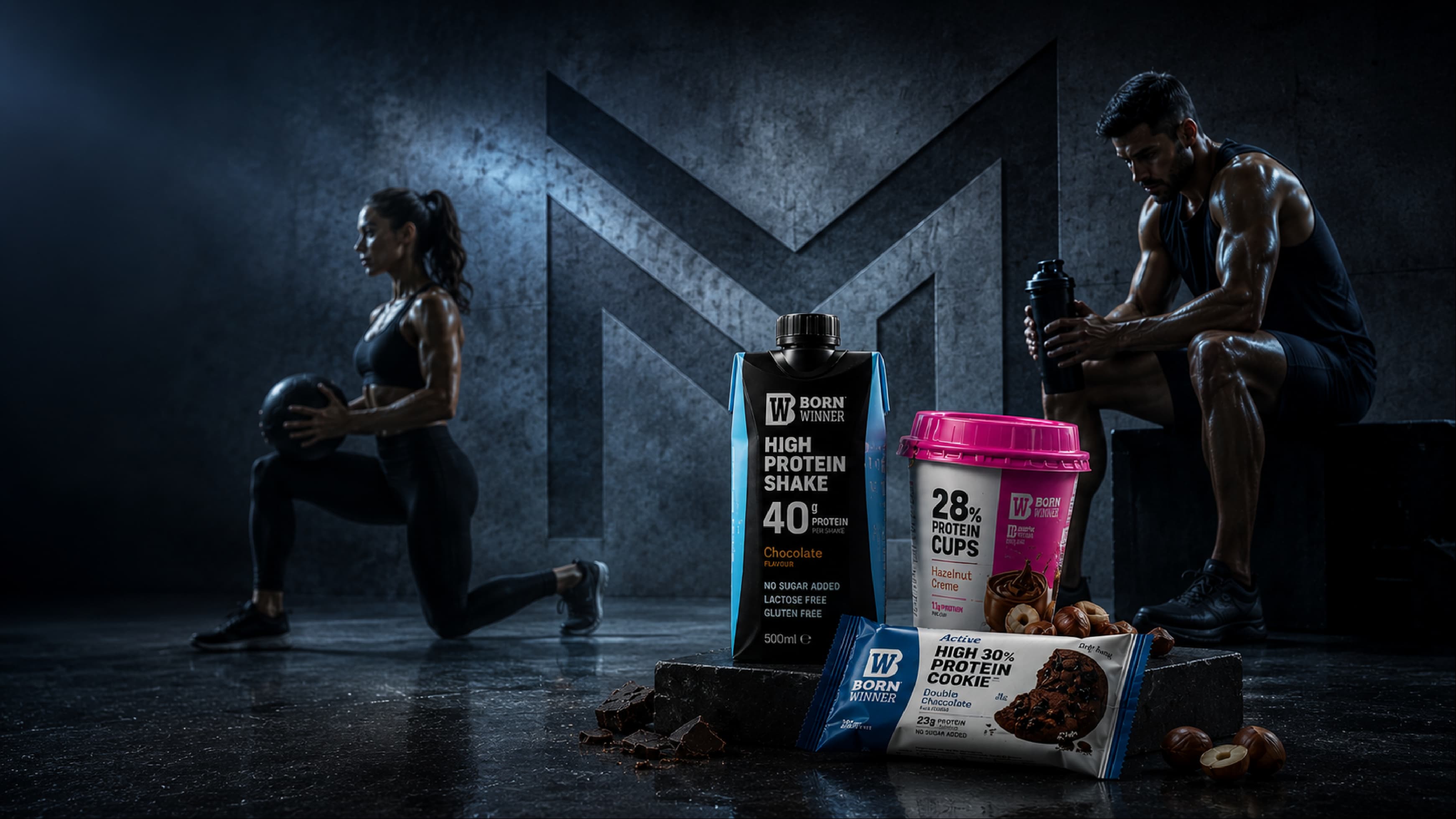 Born Winner — athletes and the product range