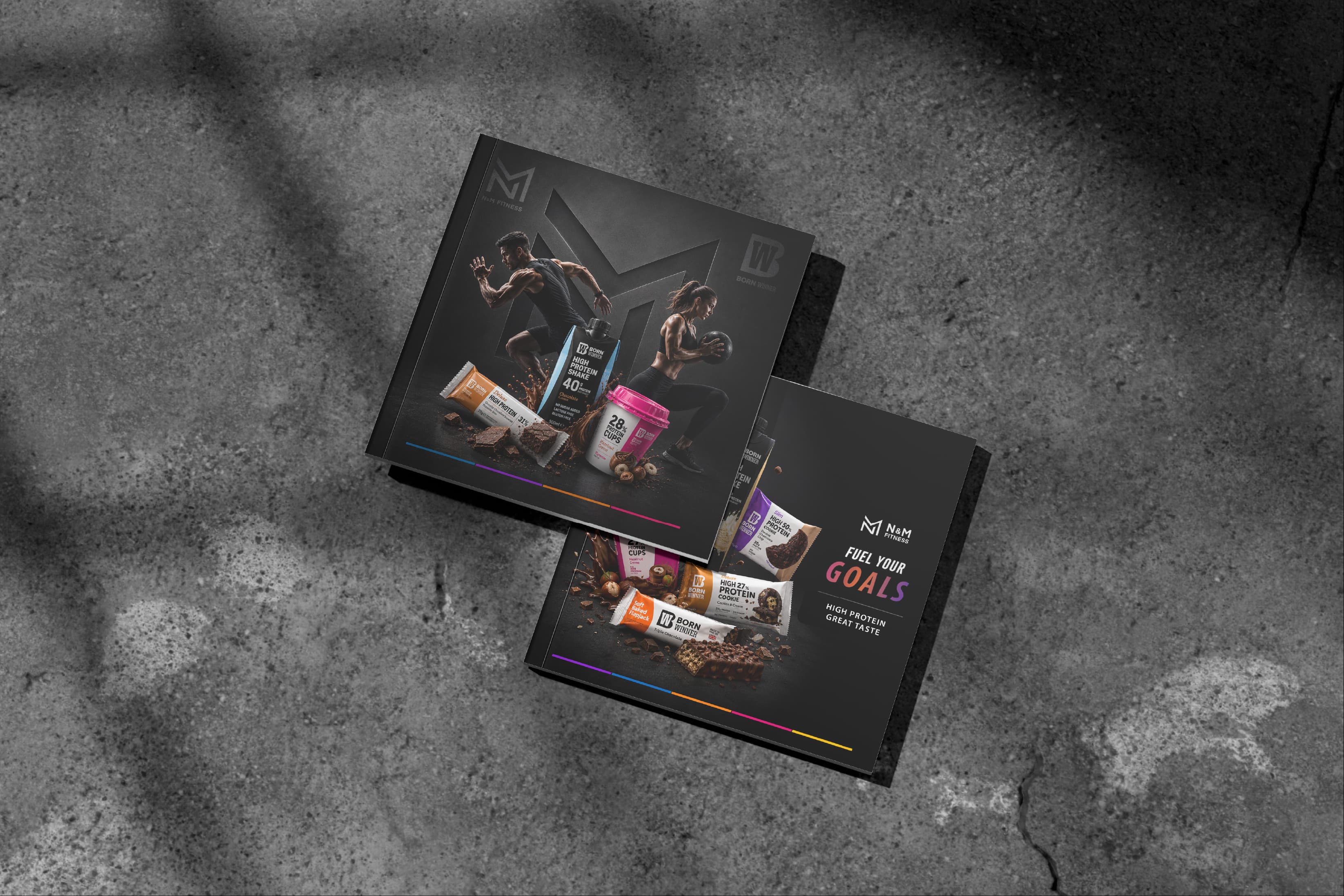 Born Winner catalogue — front and back covers
