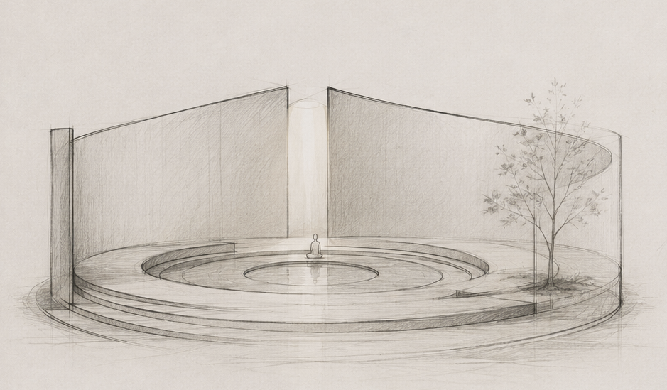 Sacred space — concept sketch