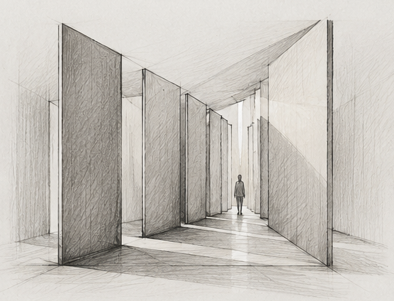 Sacred space — concept sketch
