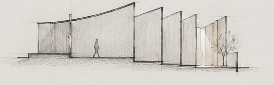Sacred space — concept sketch