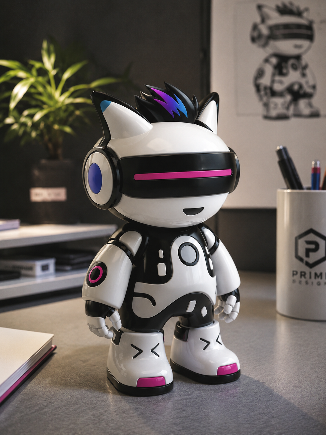 Shetah Esh 3D mascot